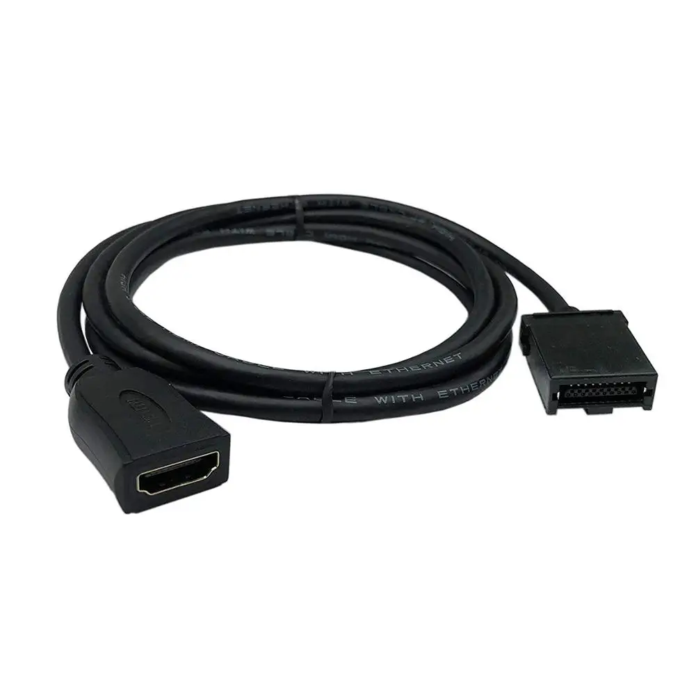 

E-образный совместимый с HDMI-совместимый HD видеокабель Тип E микро-адаптер кабель для автомобильного цифрового ТВ HD монитора GPS видеоплеера