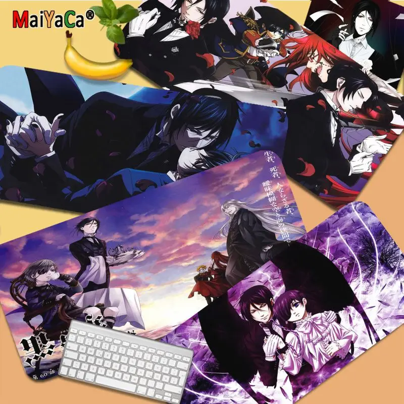 

Black Butler Top Quality Beautiful Anime Mouse Pad Mat Size For Deak Mat For Overwatch/cs Go/world Of Warcraft