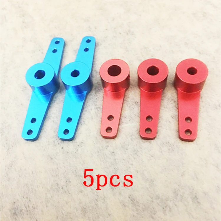 Металлический рулевой сервопривод красный/синий 3/4/5 мм Длина 24/29/47 запчасти для