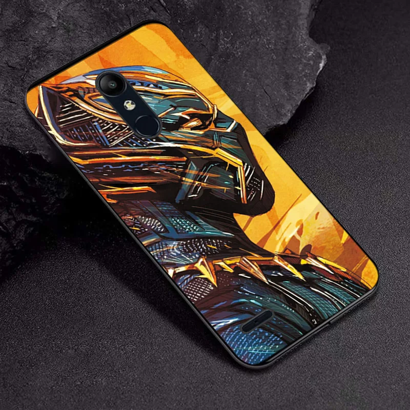 Для LG K8 K10 чехол K4 Горячая Мстители Железный человек черный ТПУ бампер для LG K12 K11 PLUS X4 K40 чехол для телефона силиконовый - Цвет: TPUBLK639
