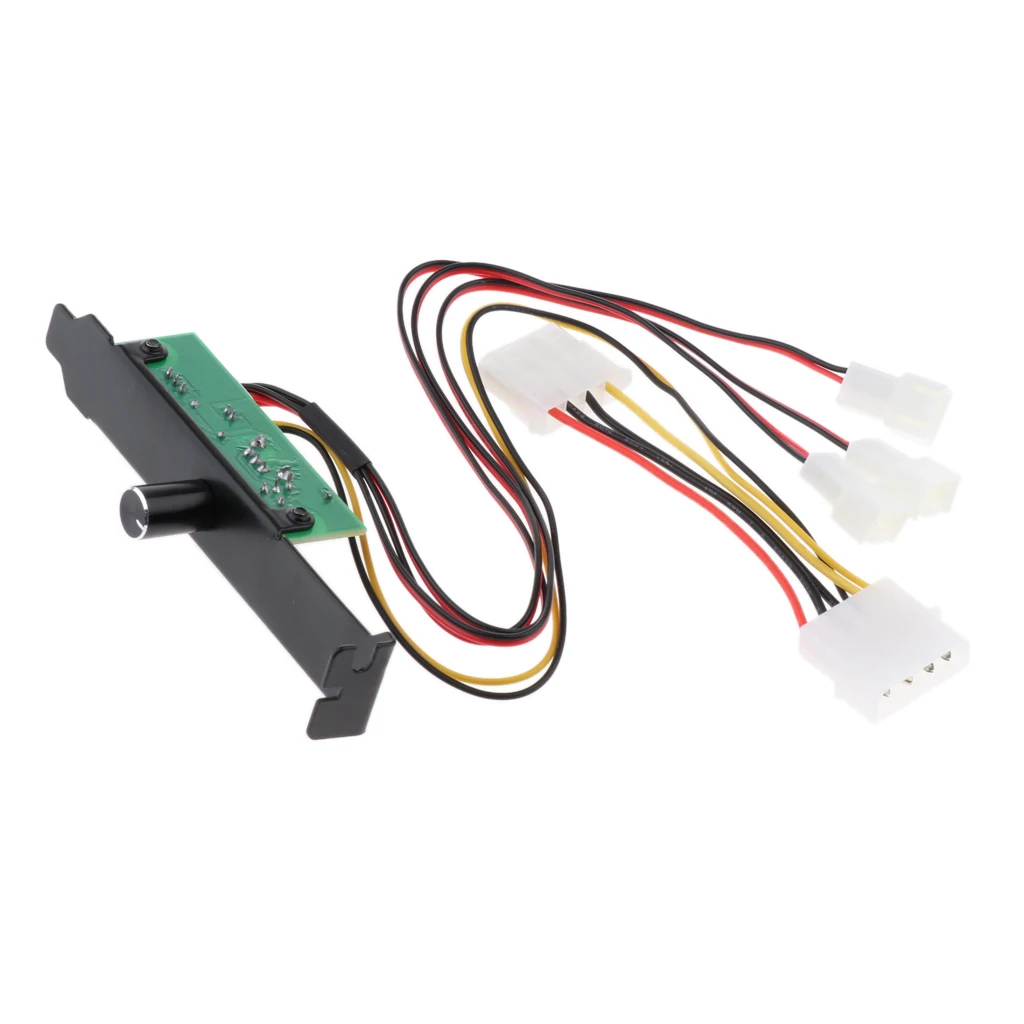 Контроллер скорости вентилятора PCI 3 в 1 для настольного компьютера чехол док