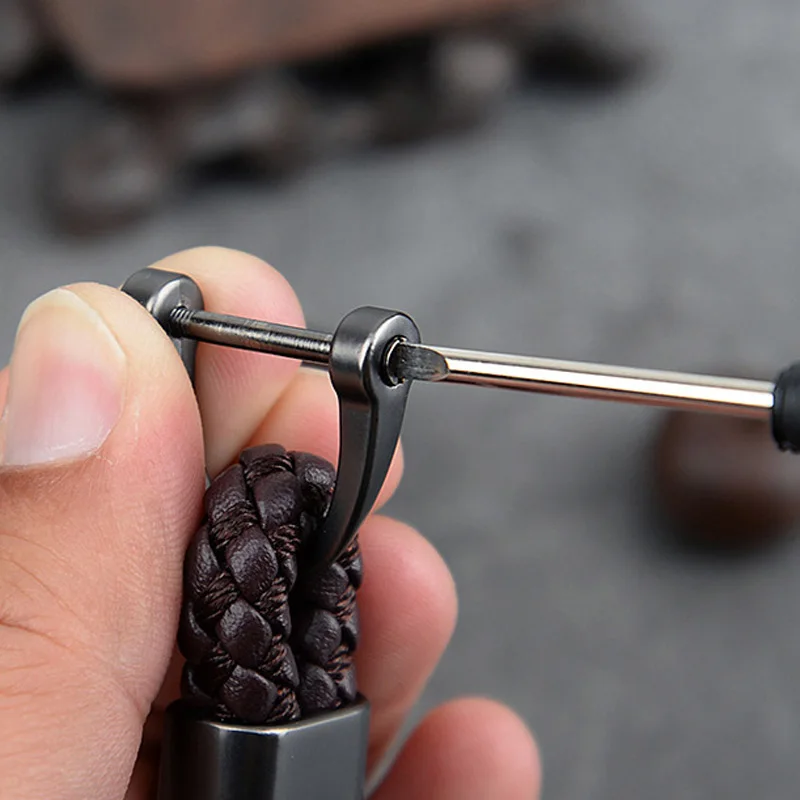 Новый Ручной Кожаный Автомобильный брелок для ключей мужчин и женщин Брелок