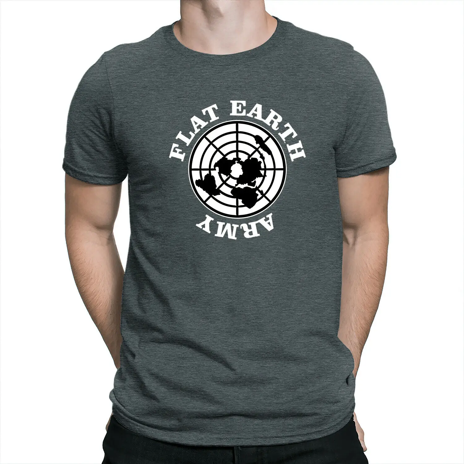 Flat Earth Army T-Shirt - Truth Movement, Flatearth Theory Cult Funny Men Tee Unisex Tees
