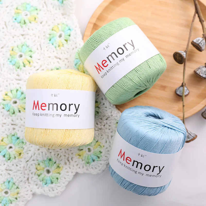 10 шт. кружевная нить из чистого хлопка тонкая шерстяная весенне-летняя свитер