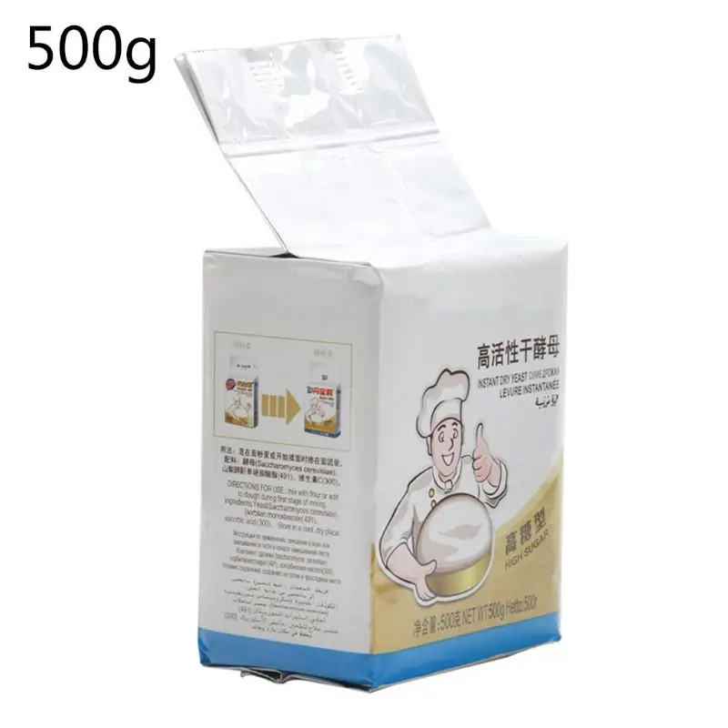 500 г хлебные дрожжи активные сухие с высоким содержанием сахара Толерантные DIY