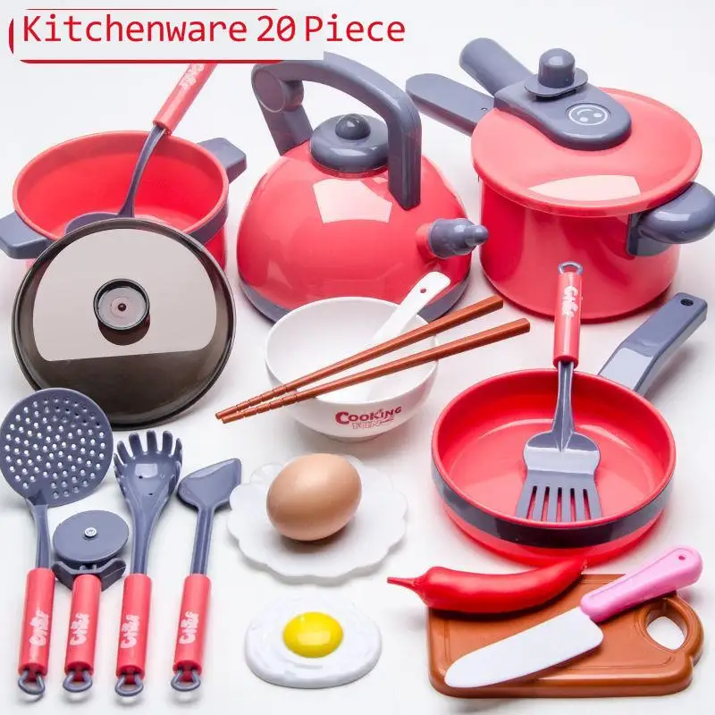 

Children's Kitchen Toy Set Girls Cook Cooking Baby Cooking Pot Toy Boy Simulation Kitchenware Educational Model Cooking Tool Toy
