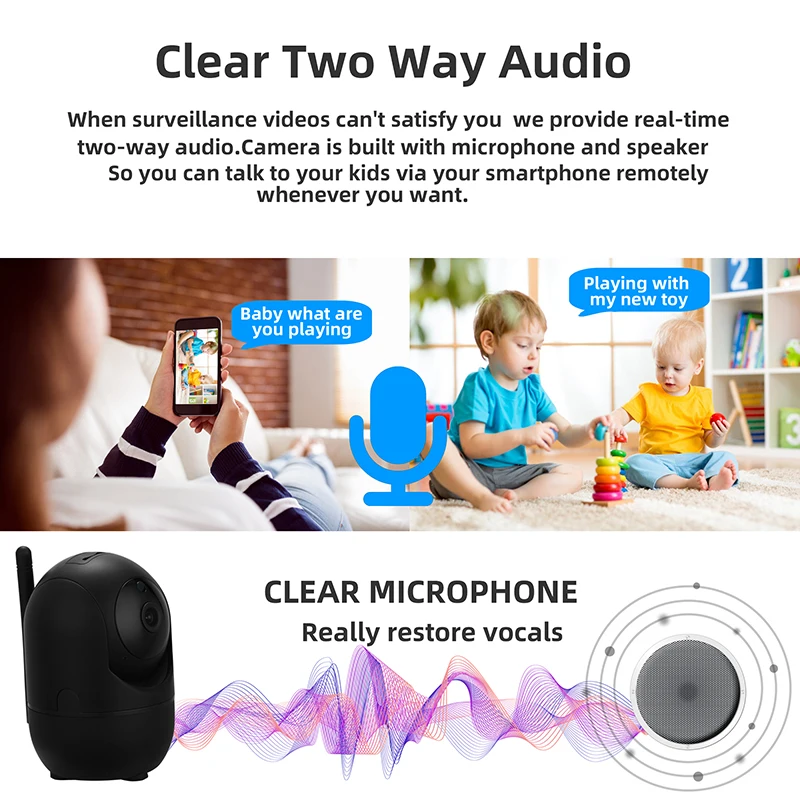 Беспроводная IP камера OSVR 1080P облачная с Wi Fi|Камеры видеонаблюдения| |