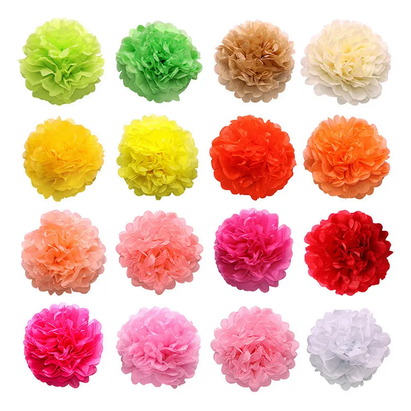 1 шт 4 16 дюймов яркие бумажные цветы шар День Святого Валентина/Дети флаги для