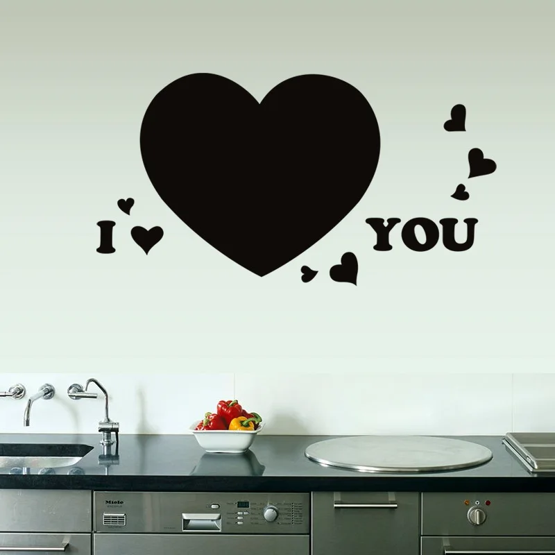 Custom Love Blackboard Removable Vinyl Wall Stickers Classroom Decor Living Room Kids Baby Child Bedroom Art Decal Mural | Дом и сад