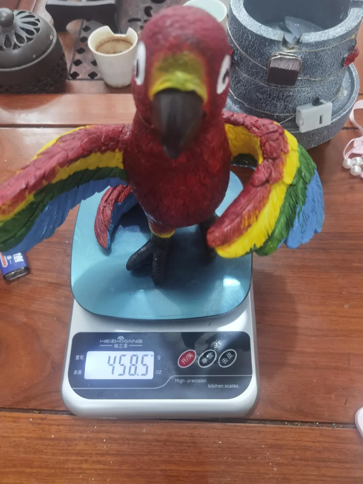 

2021 Drink Serving Parrot Butler-retro Indoor Living Room Pool Kitchen Decoration Drink Serving Parrot Butler Statue Bird Drink