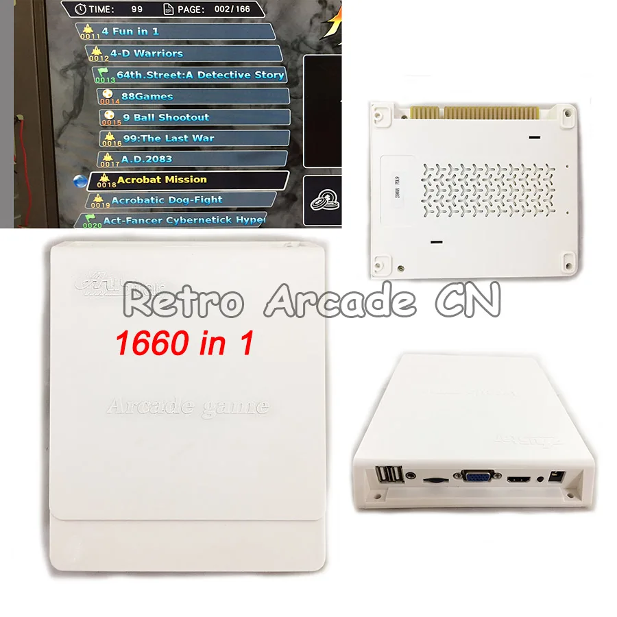 

Pandora Game 1299 in 1 upgraded to 9S 1660 in 1 Arcade Game PCB Classical Jamma board with HDMI VGA Output video game