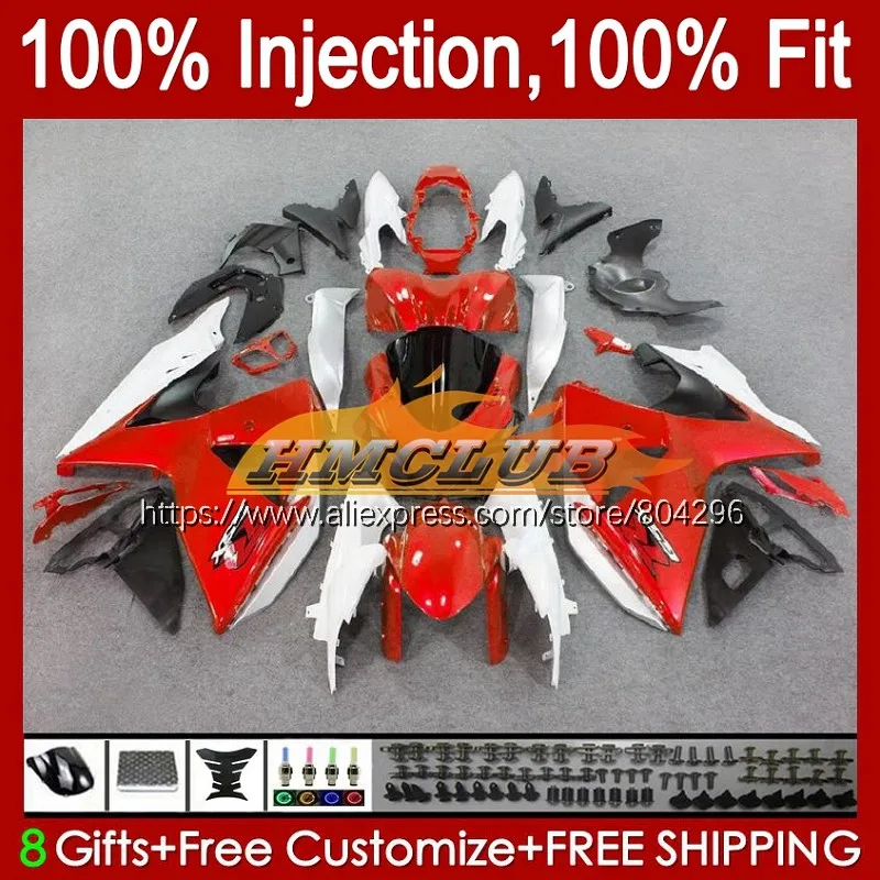 

Инъекции K9 для SUZUKI GSXR1000 GSXR глянцевый красный 1000 09 10 11 2012 2013 2014 36No.10 GSXR-1000 2009 2010 2011 12 13 обтекатели