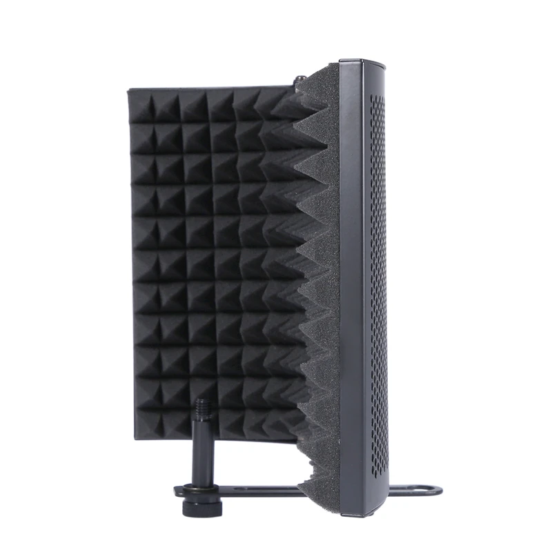 

Folding Studio Microphone Isolation Shield Recording Sound Absorber Foam Panel