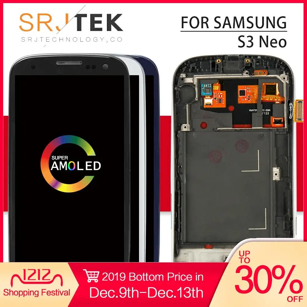 AMOLED/TFT для samsung Galaxy S3 Neo i9300i ЖК дисплей сенсорный дигитайзер сенсор стекло в сборе с