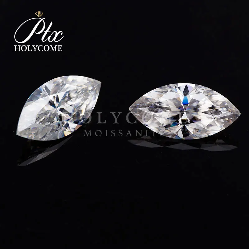 

Top quality moissanite diamond D color VVS 2 carat marquise cut moissanite price