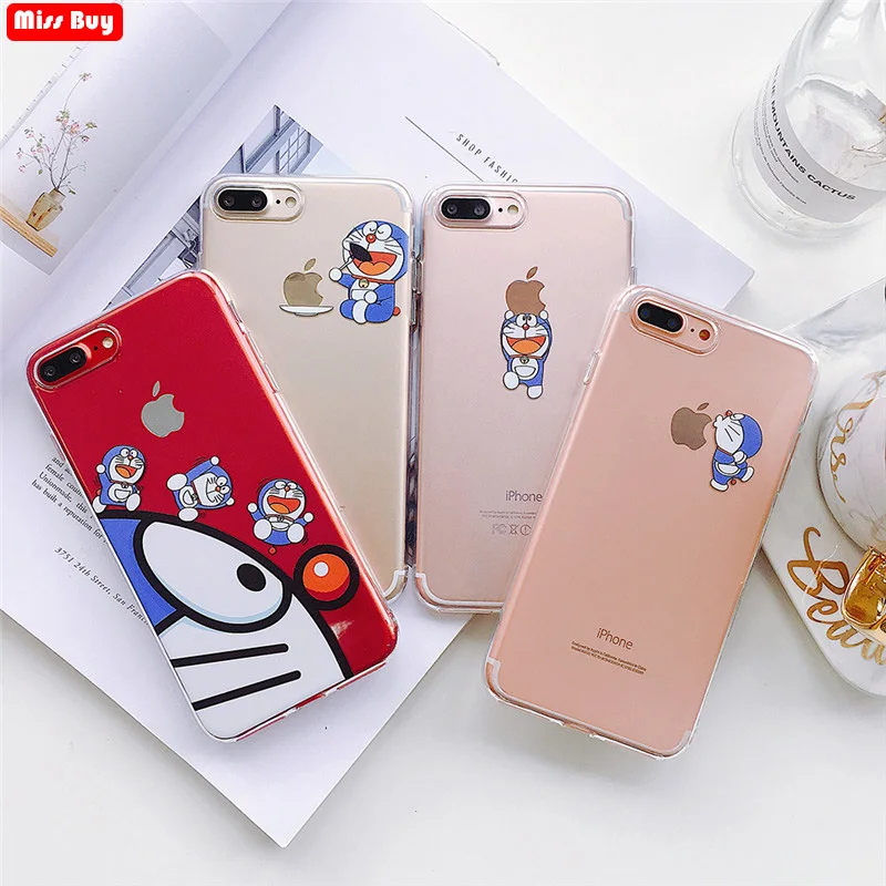 Забавный милый чехол с рисунком дораэмона для iPhone X 6 6s 7 8 Plus Xr Xs Max Capa