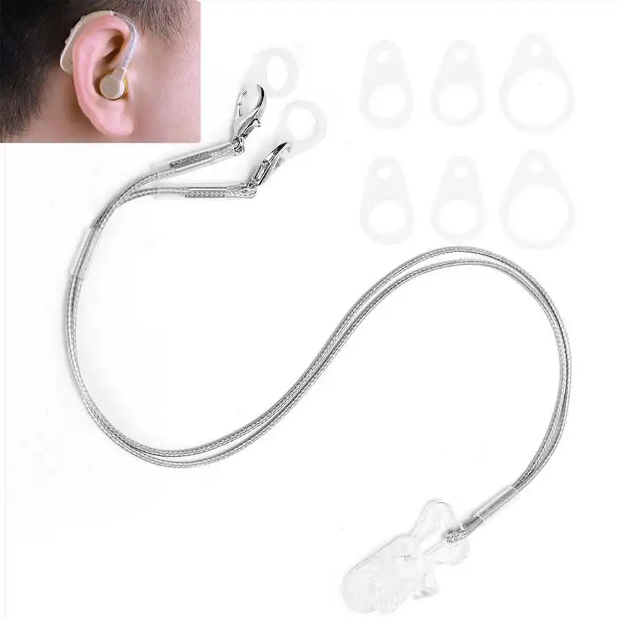 

Portable Hearing Aid Accessories Hearing Aid Anti-Lost Rope Adult Children Ear Care Aids Hanging Strap Rope Secure Lanyard
