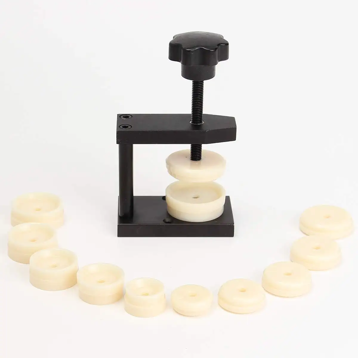 24 42 мм 12 штампов прозрачная передняя задняя крышка чехол винтовой пресс для