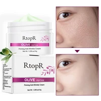 olive peptide firming anti wrinkle cream reduce face fine lines tighten pores whitening oil control acne hydrating skin product