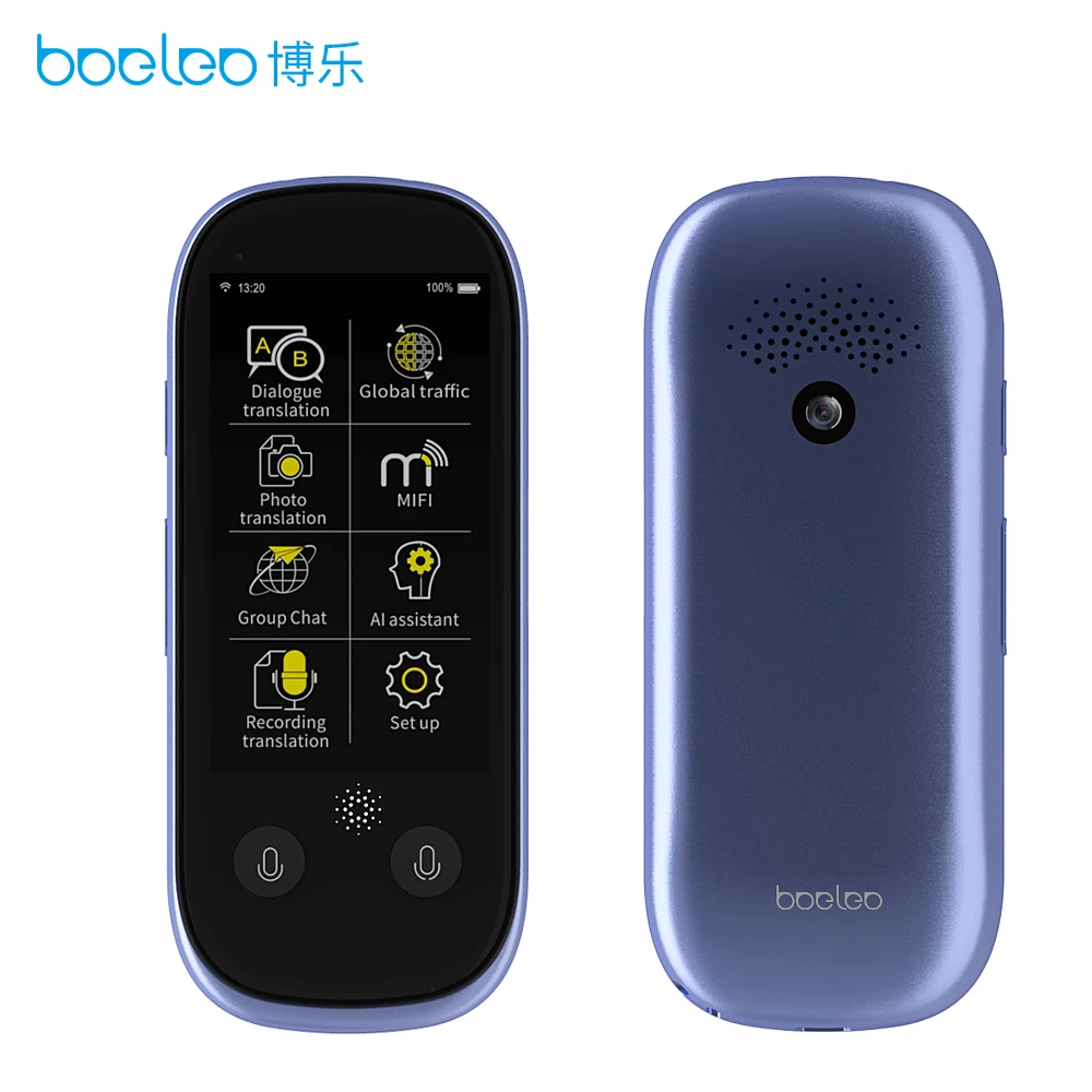 

OEM portable 4G real-time voice translator 117 languages instant portable pocket translator device