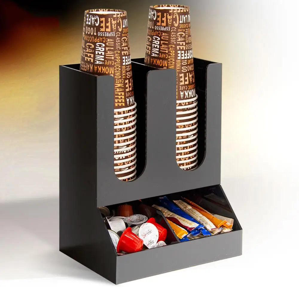 Черный акриловый держатель для кофейных капсул Nespresso 1 шт. стойка хранения 20