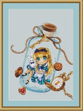 Набор для вышивки Русалка Принцесса цветной крестиком 11CT 14CT 18ct с номером 2 узоров