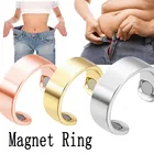 Индивидуальное модное открытое магнитное мужское и женское Открытое кольцо для потери веса