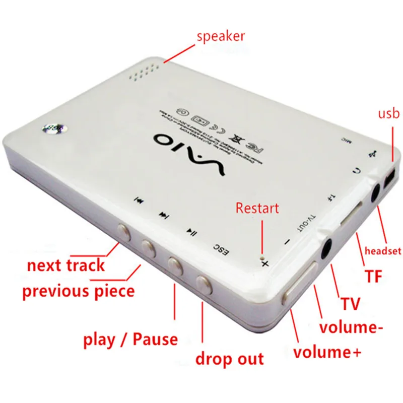 

Electronics 2018 new hot HD MP5 genuine licensed 4.3inch touch screen smart MP4 player 8G Specials Video machine Speaker E-book