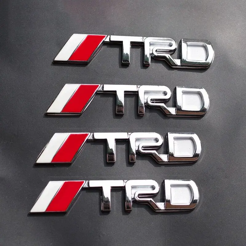 TRD 3D металлический спортивный автомобильный значок Стайлинг автомобиля наклейки