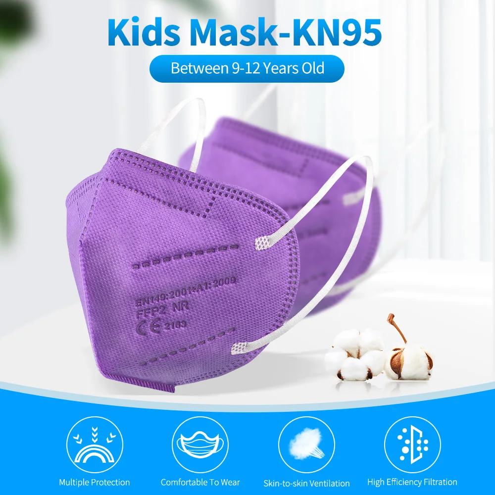 Маска-респиратор детская с заушными петлями 5 слоев | Безопасность и защита