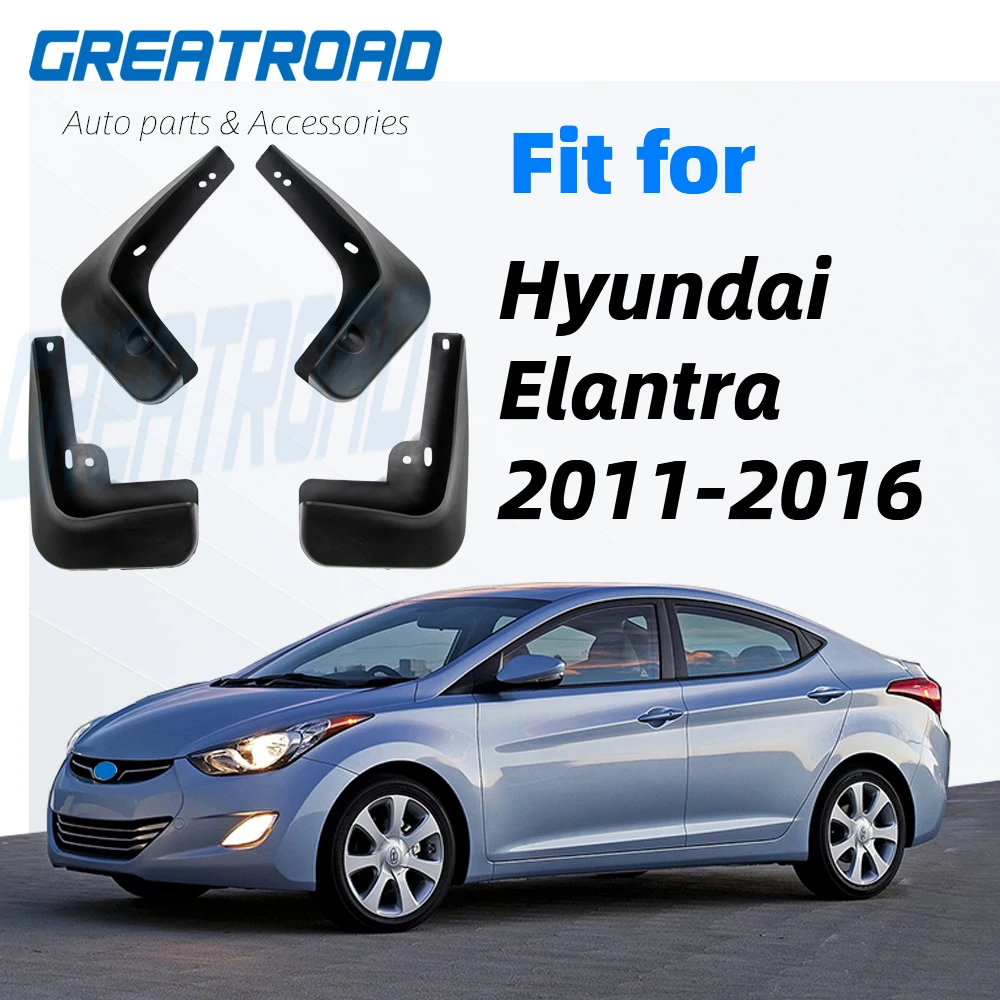 Литые Брызговики в стиле OE для Hyundai Elantra MD 2011-2016 брызговики стиля 2012 2013 2014 2015 седан |