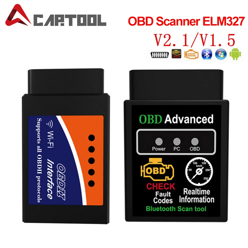 Автомобильный диагностический инструмент V1.5/V2.1 Super MINI ELM327 Bluetooth ELM 327 Версия OBD2 /