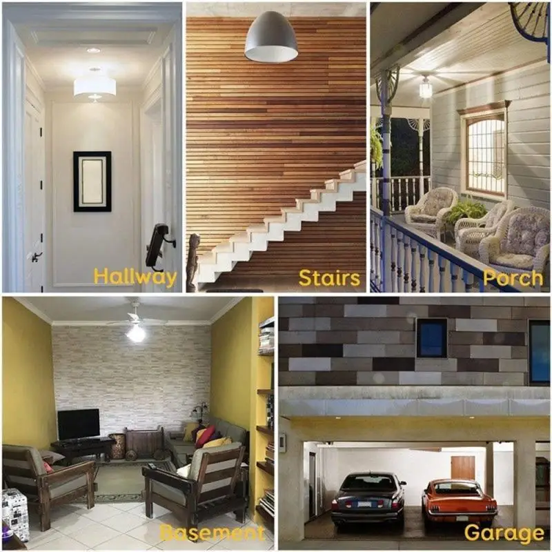 E27 стандартная Светодиодная лампа с датчиком окружающего ИК движения для