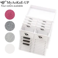 eyelashes storage box tools 10 layers acrylic pallet lash holder individual lash volume display stand for eyelash extension tool