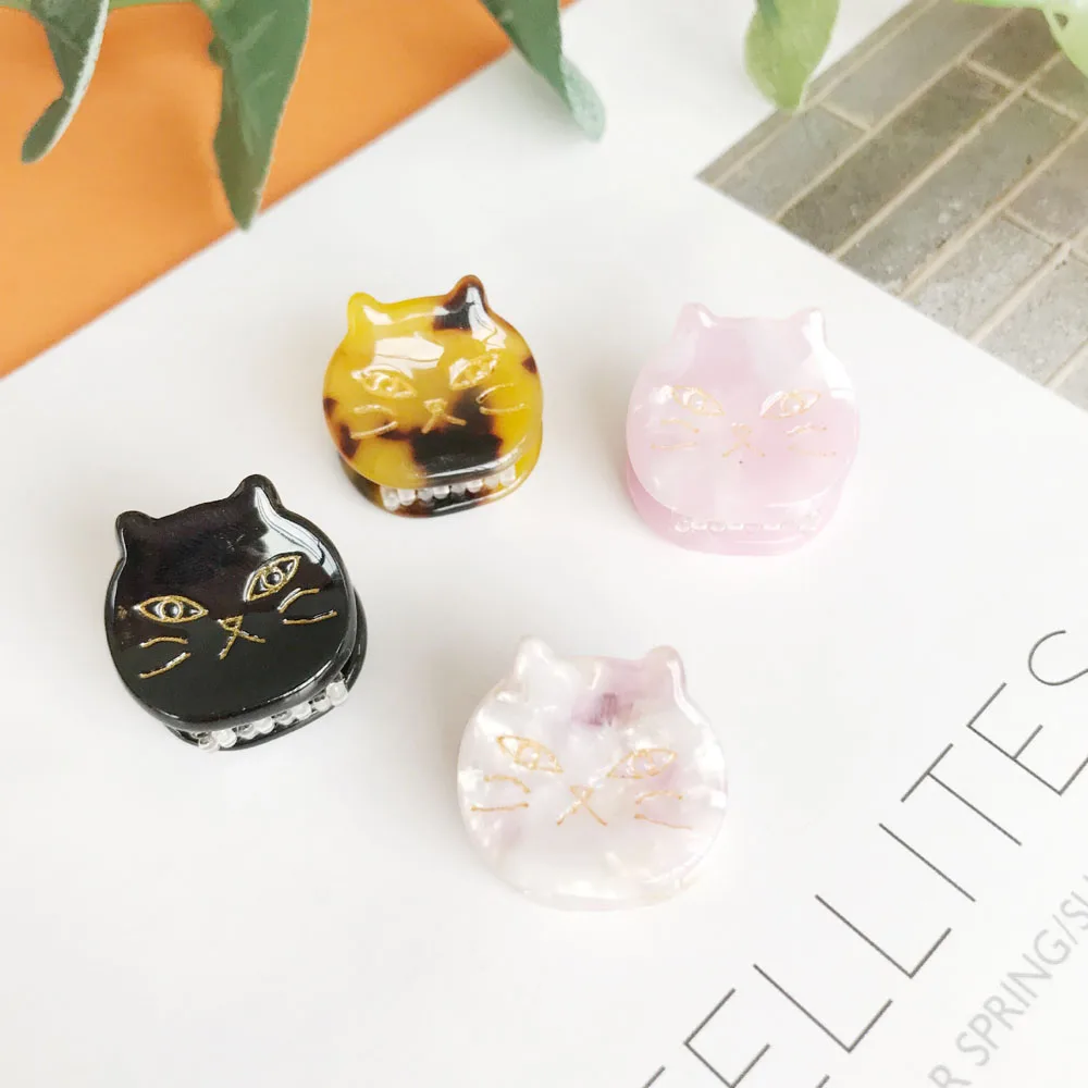 1 шт. заколка для волос с котом уксусной кислотой маленький зажим взрослых челка