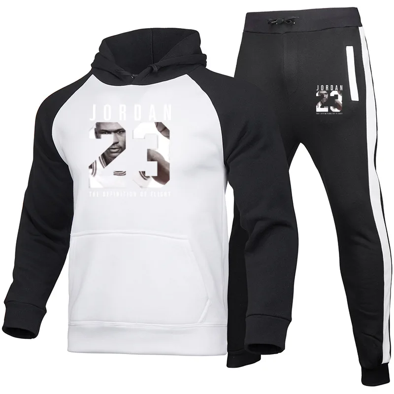 

New Spring Autumn Men's Sets Quick Dry Hoodies+Trousers Harajuku Sport Suits Casual Sweatshirts Tracksuit 2021 Brand Sportswear