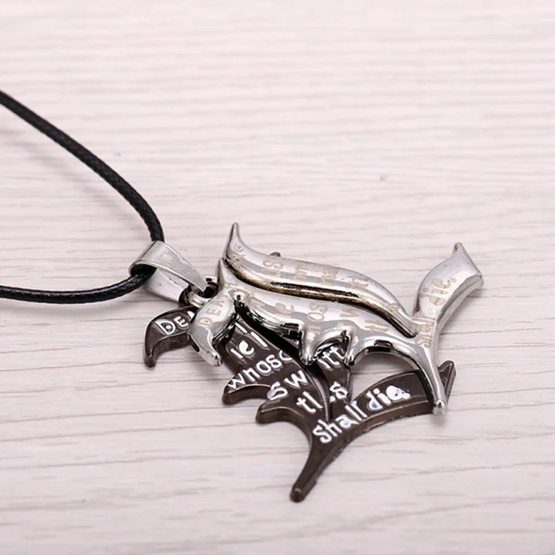 Горячее аниме Death Note 2 ряда металлический сплав чокер косплей для женщин и мужчин