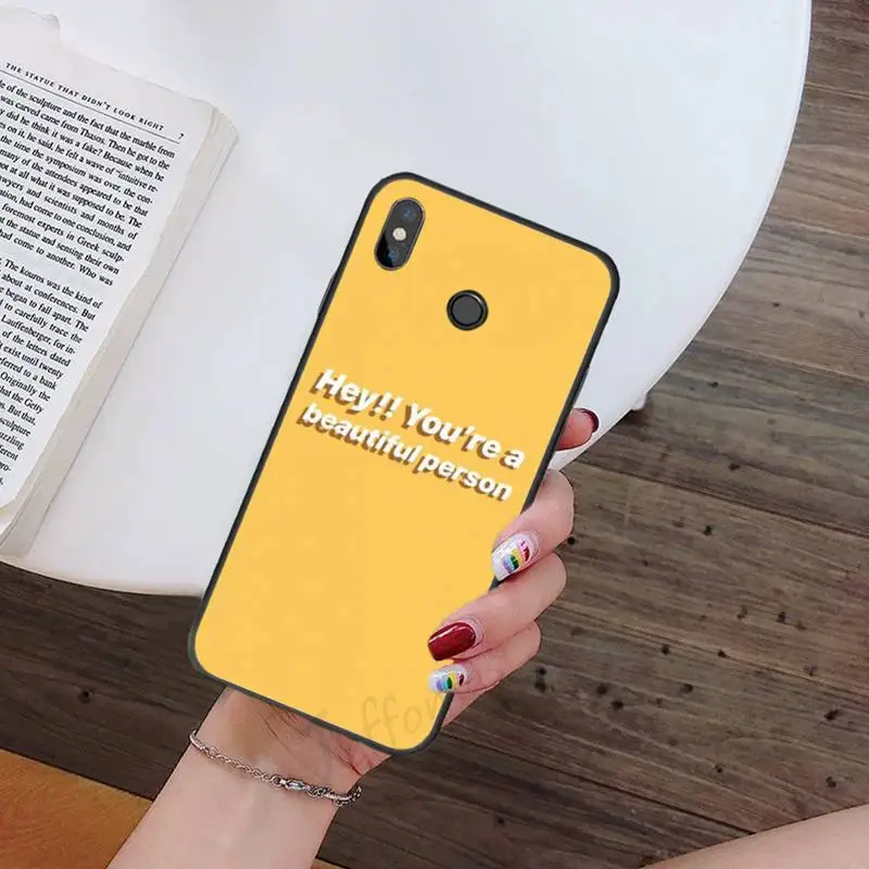 

Great Art Yellow Aesthetic Phone Case For Xiaomi Redmi note 7 8 9 t k30 max3 9 s 10 pro lite