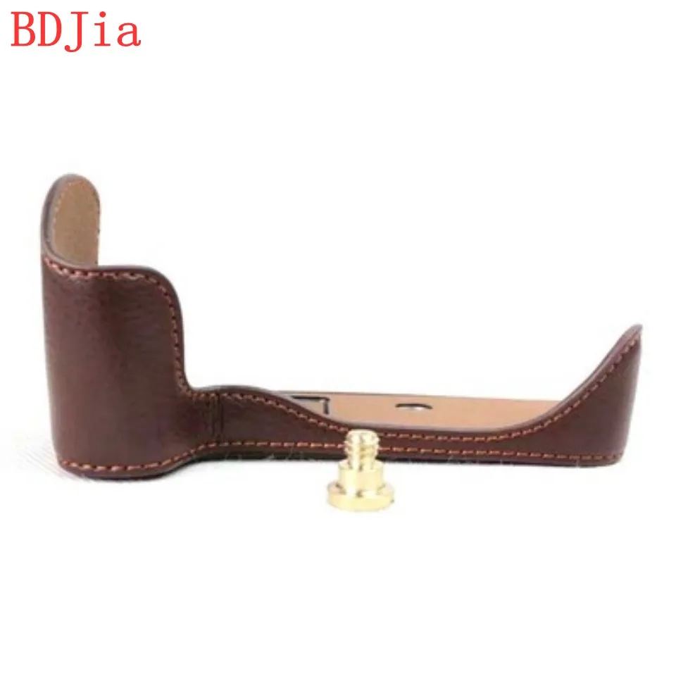 Корпус для половины камеры из натуральной яловой кожи Canon 250D 200D (любой объектив) с