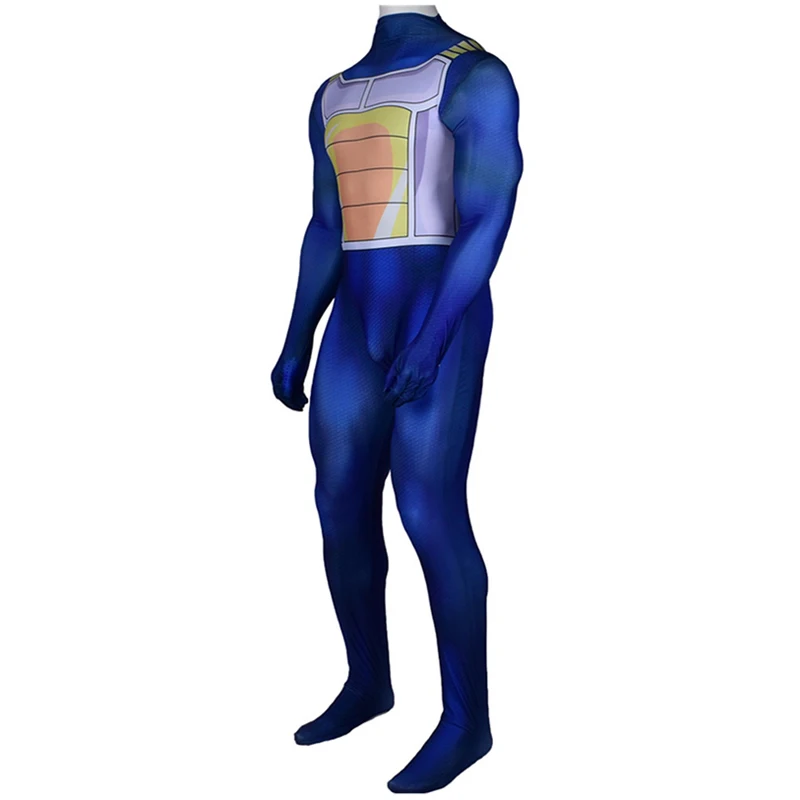 Аниме Драконий жемчуг Z Super Jiren Vegeta карнавальный костюм Zentai боди унисекс