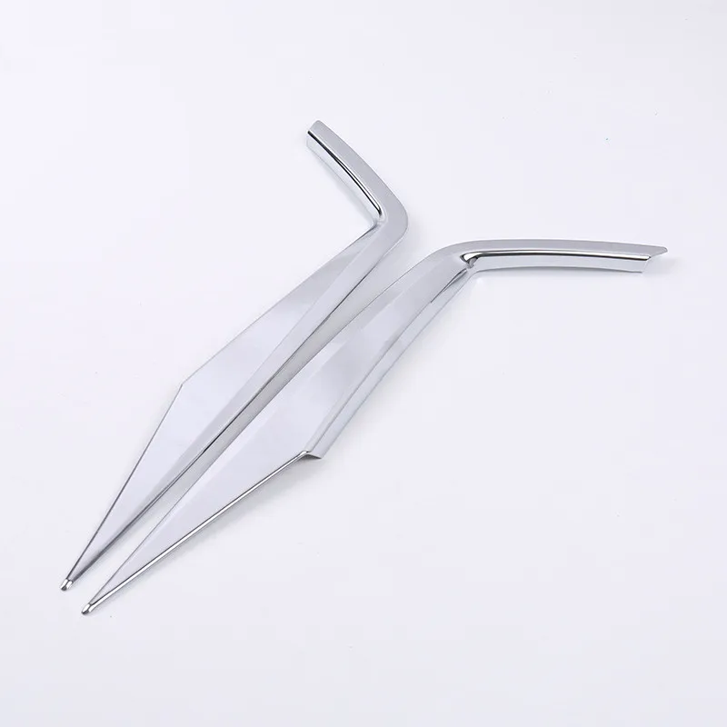 

For Skoda Kodiaq 2017-2019 fog lights cover front rear body foglights car-styling decoration Exterior chrome trim Accessories