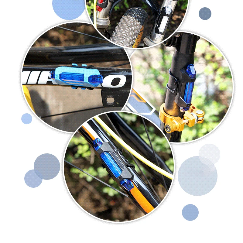 

Bike Bicycle Light LED Rechargeable Tail Light USB Rear Tail Warning Safety Bike Super Bright Portable Flash Light