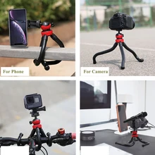 Travel Flexible Octopus Mobile Phone Tripod With Holder Adapter for iPhone DSLR Digital Camera Nikon Gopro Mini Gorillapod