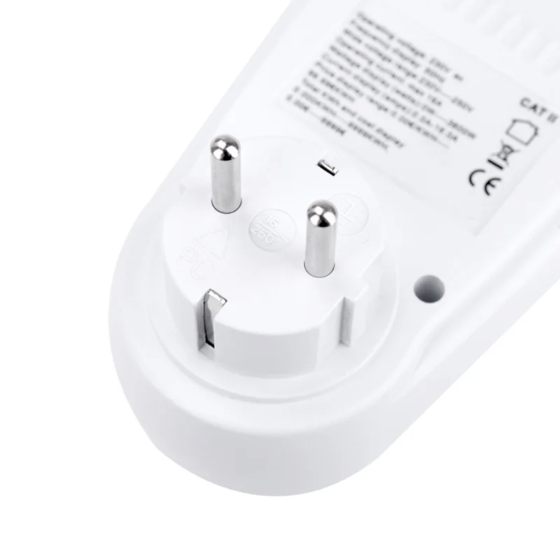 Анализатор электроэнергии с вилкой Стандарта Великобритании и ЕС измеритель ЖК