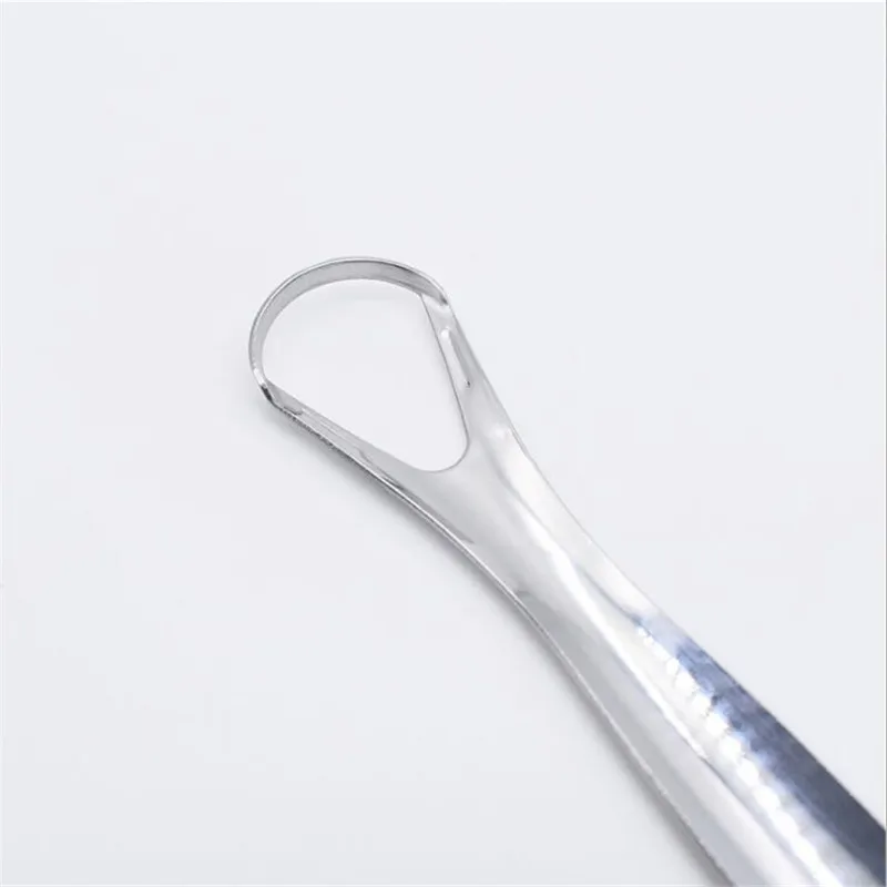 Полезный бритвенный скребок из нержавеющей стали для очистки орального языка