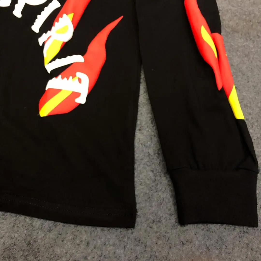 

Kanye West Hoodies Men women 1:1 High Quality sunday service holy spirit CPFM flame Cotton Sweatshirt Streetwear Hip Hop shirt