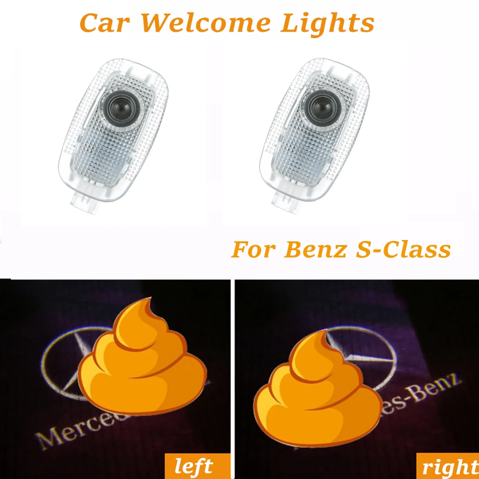 2 шт. Автомобильный Дверной светильник дверной специальная автомобильная лампа