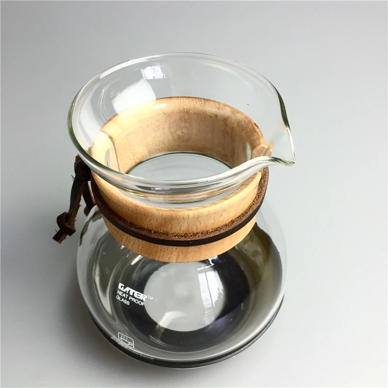 Холодная Кофеварка 400 мл стеклянная зеркальная кофеварка комплект Percolator v60