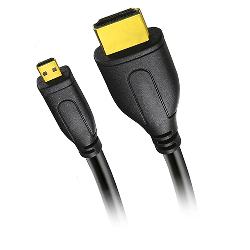 4K Micro HDMI кабель для Raspberry PI 4 камера планшеты 6 футов 1 8 м штекер D Мужской к X 2 к/60 Гц
