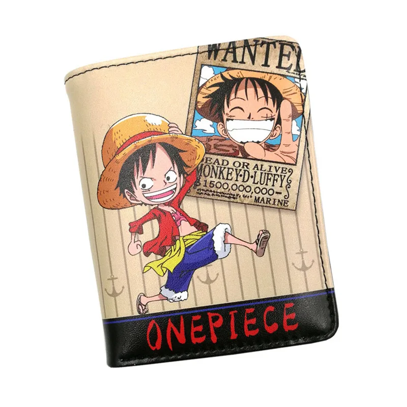 

Anime Pirates Kings Luffy Wallet Wanted Monkey D Luffy Coin Purse